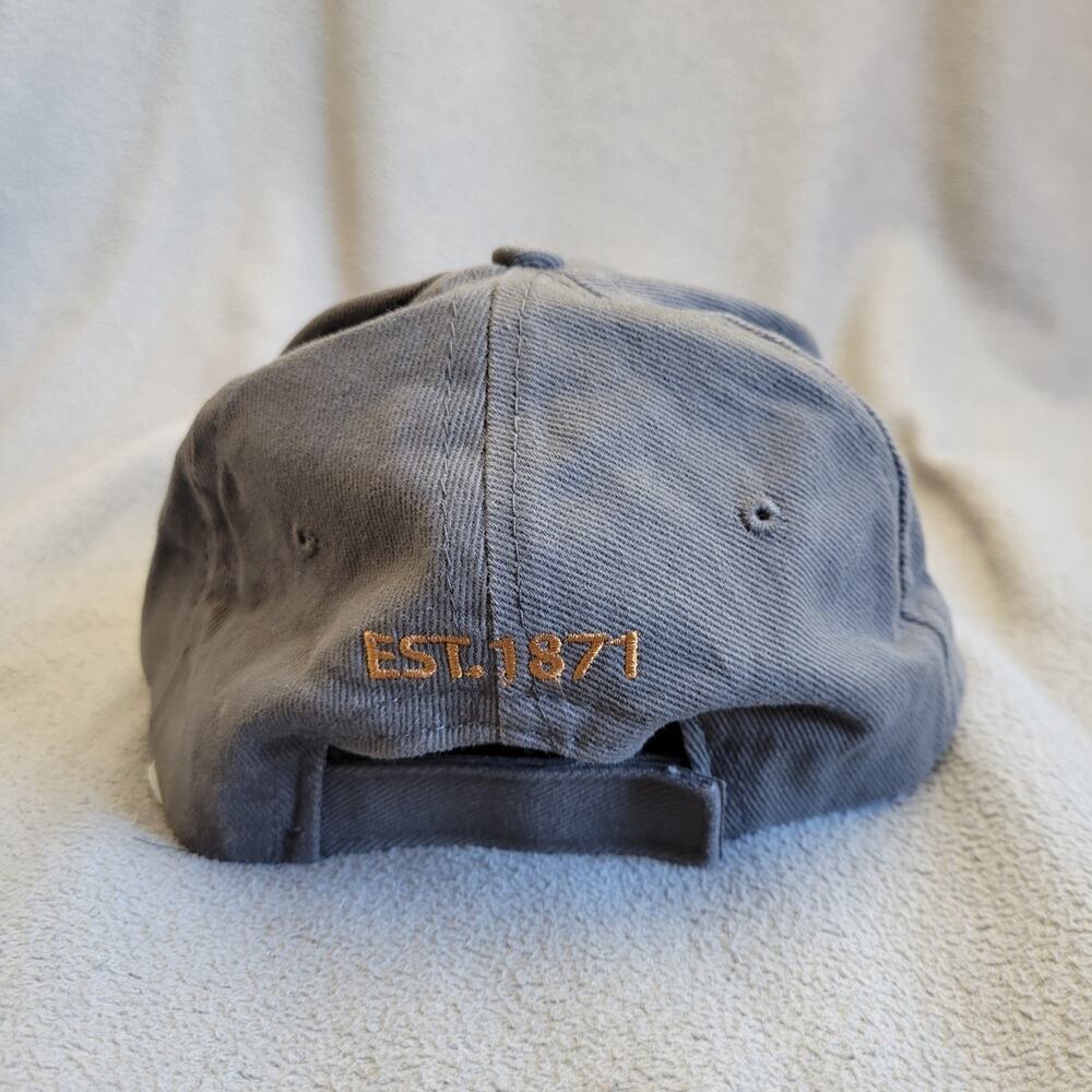 NRA Eagle Hap Cap One Size Copper Embroidered Logo Adjustable Cotton Eyelets - Picture 3 of 8